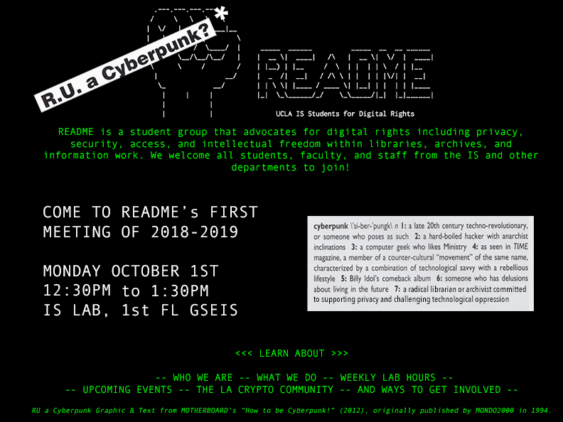 First Readme Meeting Of 18 19 Readme